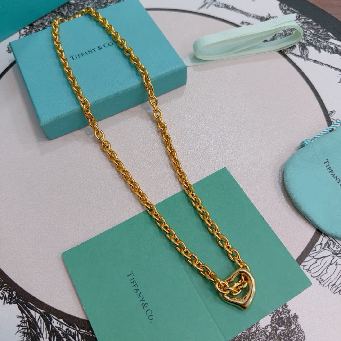 Tiffany & Co. Gold Chain Necklace